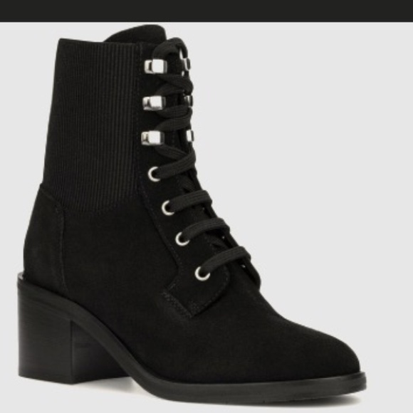 Aquatalia Stassi Boots in Black Suede Aquatalia Billeah Black Suede Leather Weatherproof Platform Bootie Size 11
